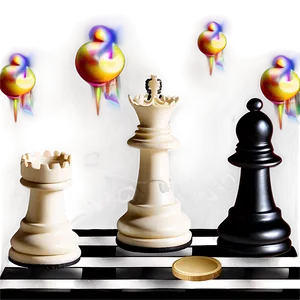 Black And White Chess Set Png Hdd14 PNG Image