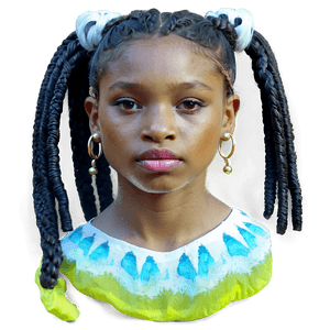 Black and White Dreads PNG 05242024 PNG image with transparent background