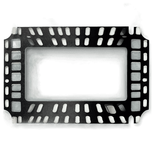 Black and White Film Frame PNG rfl6 PNG