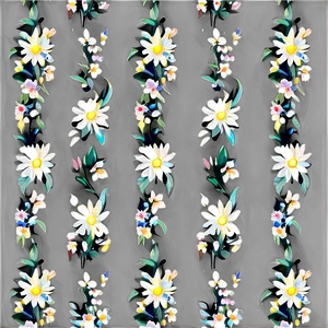 Black And White Floral Pattern Png Lje PNG Image