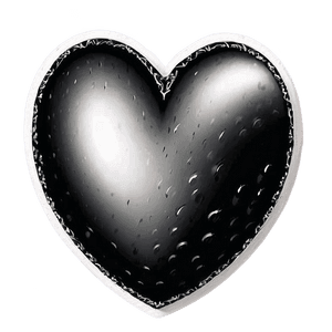Black and White Heart Clipart PNG 99 PNG image with transparent background