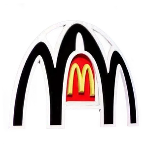 Black And White Mcdonald's Logo Png Qel79 PNG Image