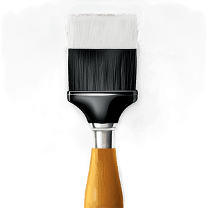 Black and White Paint Brush PNG orl PNG