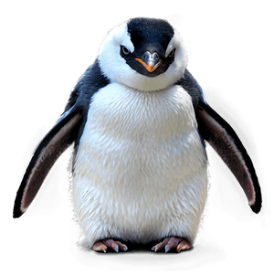 Black and White Penguins PNG 37 PNG with transparent background