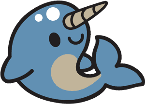 Black And White Stock Narwhal Clipart Transparent - Narwhal Clipart PNG image with transparent background