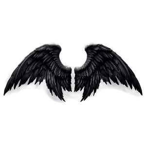 Black Angel Wings PNG gkf71 PNG