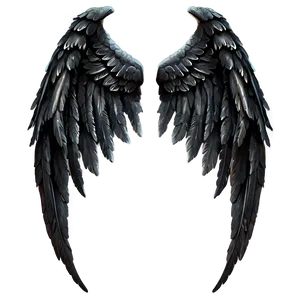 Black Angel Wings Png Xev PNG Image