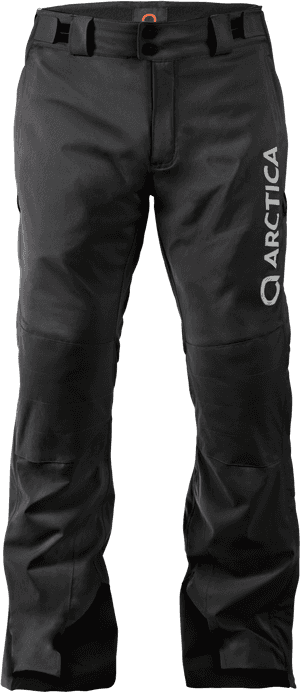 Black Arctica Ski Pants PNG with transparent background