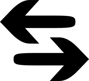 Free Png Download Arrow Left Right Icon Png Images - Left Right Arrow Icon, Transparent Png PNG with transparent background