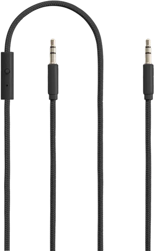 Black Auxiliary Audio Cable PNG Image