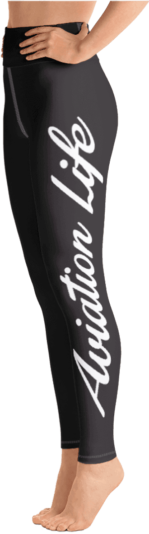 Black Legging Avlife Script Legging Tag Mockup Left, HD Png Download PNG with transparent background