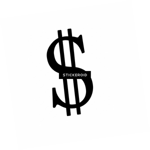 Black Background Stickeroid Text PNG Image