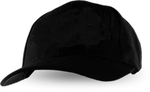 Black Baseball Cap Isolated PNG Image