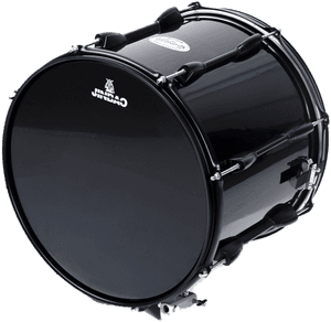 Bass Drum Snare Drum Timbales Repinique Drumhead - Bass Drum In Black Background, HD Png Download PNG