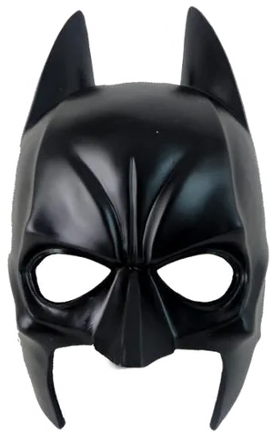 Black Batman Mask Costume Accessory PNG Image