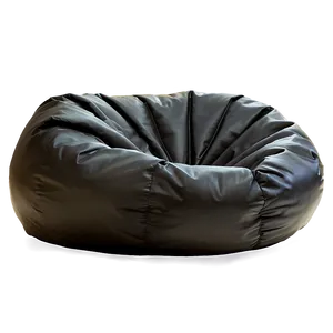 Black Bean Bag Chair Png 06132024 PNG Image