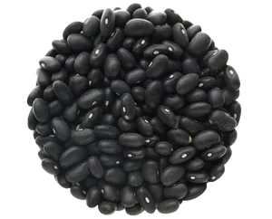 Black Beans Sphere Formation PNG Image