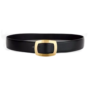 Black Belt With Gold Buckle Png Bhy PNG Image