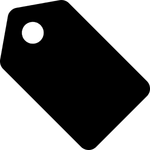 Label Shapes Png - Label Black Icon, Transparent Png PNG image with transparent background
