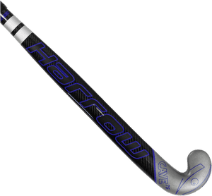 Black Blue Hockey Stick PNG image with transparent background