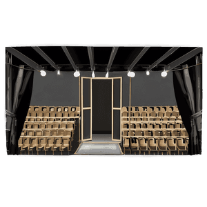 Black Box Theatre Space PNG xla PNG image with transparent background