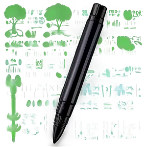 Black Brush Marker Png 42 PNG Image