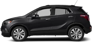 Black Buick Encore Side View PNG Image