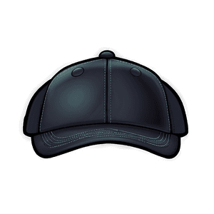 Black Cap Emoji PNG 5 PNG
