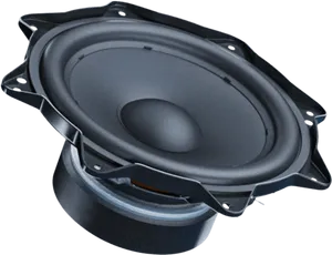 Black Car Audio Speaker PNG Image