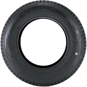 Black Car Tire Profile PNG Image