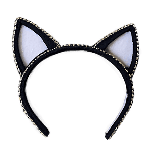 Black Cat Ears Template PNG jvn PNG