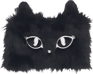 01 Pouch Black Front - Black Cat, HD Png Download PNG
