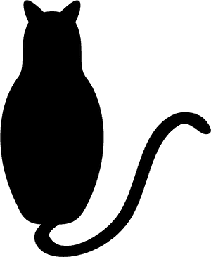 Cat Png Black White, Transparent Png PNG image with transparent background