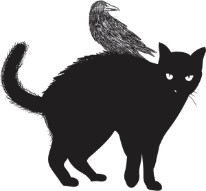 Black Cat Felidae Halloween Clip Art - Halloween Printables Black Cat, HD Png Download PNG image with transparent background