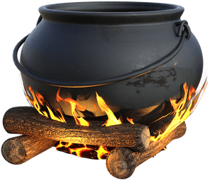 Chaudron Sur Feu, HD Png Download PNG image with transparent background