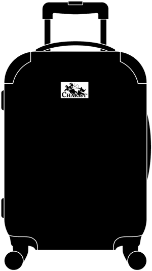 Chariot Luggage Outline - Koffer Clipart, HD Png Download PNG image with transparent background
