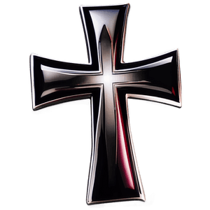 Black Christian Cross PNG 05242024 PNG image with transparent background