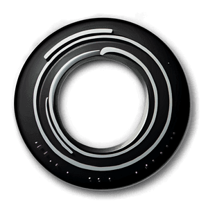 Black Circle Logo PNG fut PNG