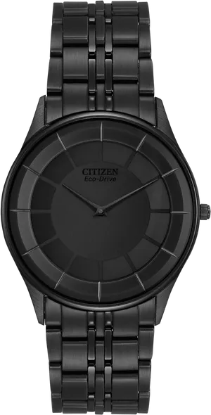 Black Citizen Eco Drive Wristwatch PNG Image