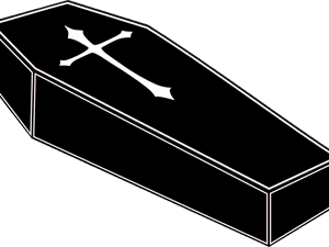 Coffin Clipart Comic - Coffin Drawing Png PNG image with transparent background