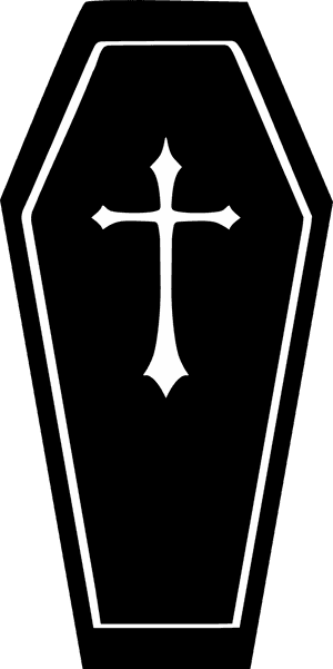 Stock Gothic Coffin By Vashkranfeld On Clipart Library - Coffin Drawing PNG image with transparent background