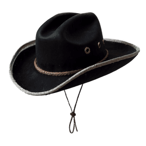 Black Cowboy Hat PNG xao32 PNG image with transparent background