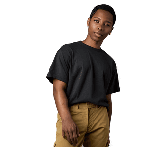 Black Crew Neck T Shirt PNG 75 PNG