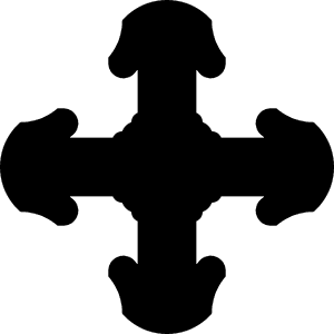 Silhouette,symbol,cross - Christian Cross, HD Png Download PNG image with transparent background