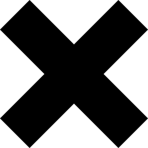 Cross Mark - Black X, HD Png Download PNG image with transparent background