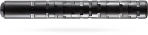 Black Cylindrical Object Shadow PNG Image