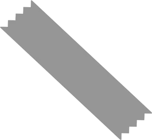 Black Diagonal Stripof Tape PNG Image