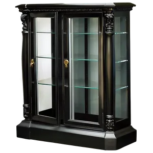 Black Display Cabinet Png Fvi PNG Image