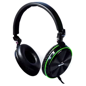 Black Dj Headphones Png 64 PNG Image