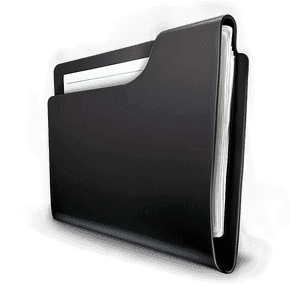 Black Document Folder PNG 06212024 PNG